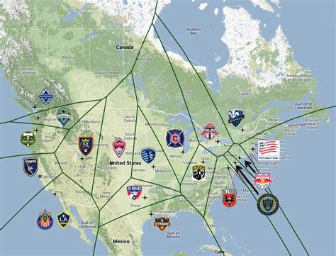 Map of closest MLS team (x-post from /r/soccer) : r/MLS