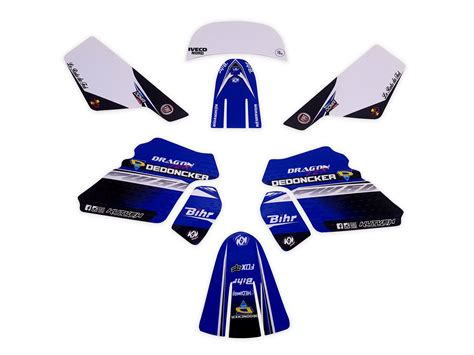 Kit Deco Kutvek Replica Potisek 2018 Pour Plastiques Origine Yamaha PW 50