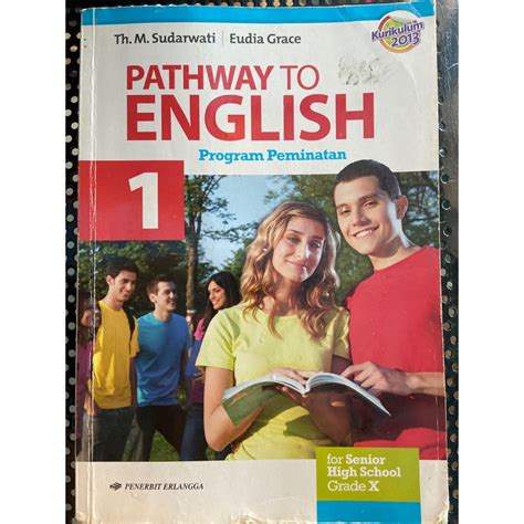 Jual BUKU PATHWAY TO ENGLISH Program Peminatan KELAS 10 1 SMA BEKAS