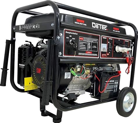 Generador De Corriente 5500 W 13 CV De Gasolina 230 V Con Arranque