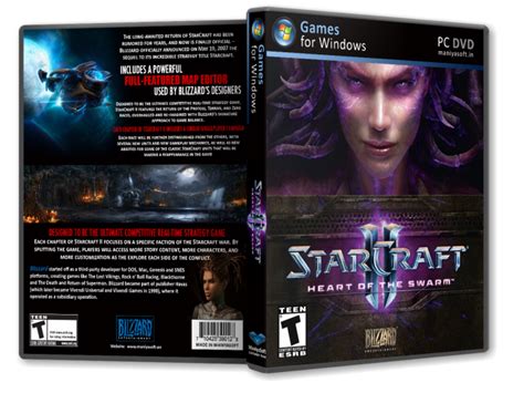 Starcraft Ii Heart Of The Swarm Pc Box Art Cover By Payammazkouri