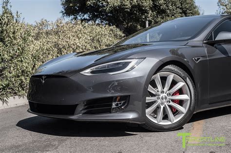 Midnight Silver Metallic Model S 20 With 19 Tst Tesla Wheel In Brill