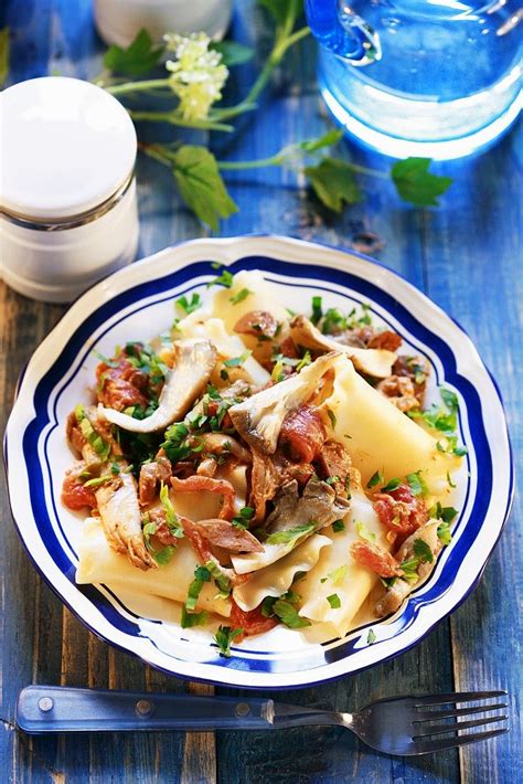 Pappardelle With Pancetta And Oyster Mushrooms Recipe Eat Smarter Usa