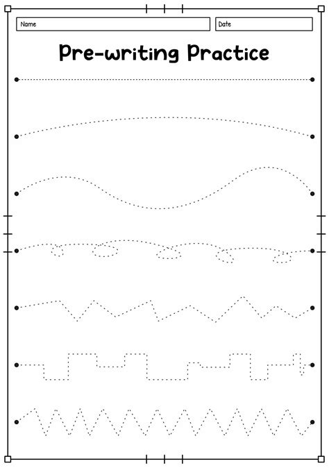 Pre Writing Skills Worksheet 10 Free Pdf Printables Printablee