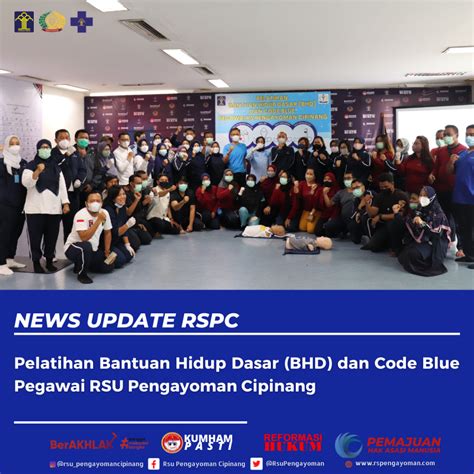 Kegiatan Pelatihan Bantuan Hidup Dasar BHD Code Blue Pegawai RSU