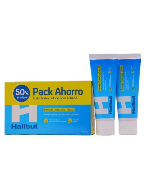 Halibut Pomada Protectora Infantil 2x45g