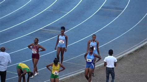 Carifta Trials 2020 Girls U20 100m Final Youtube