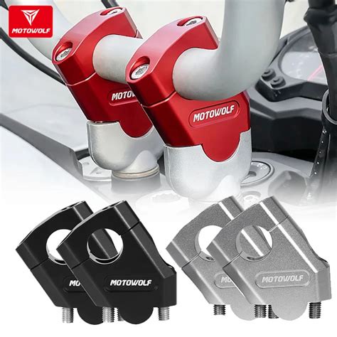 Motowolf Motorcycle Handlebar Riser Heightening Clamp Mount Pit Bike