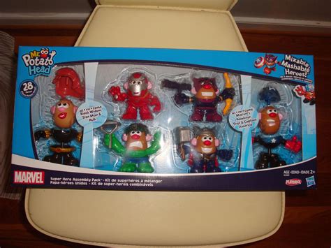 New Mr Potato Head Avengers Set 6 Marvel Mixable Mashable Super Heroes