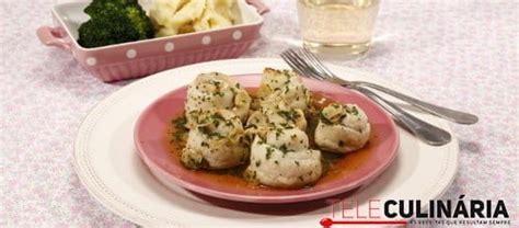 Receita deliciosa de Filetes de peixe espada enrolados Teleculinária