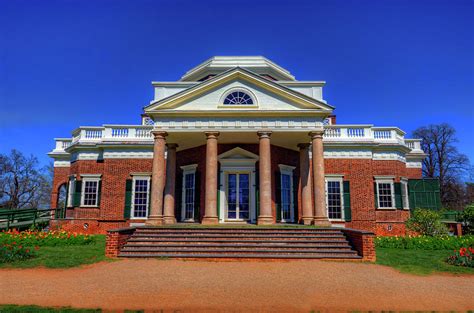 Thomas Jeffersons Monticello Photograph By Craig Fildes Pixels