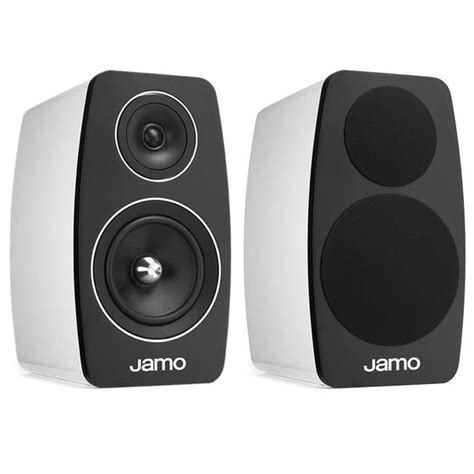 Jamo Concert C Par De Caixas Ac Sticas Bookshelf Branco Laqueado