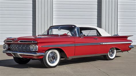 1959 Chevrolet Impala Convertible Presented As Lot F224 At Indianapolis In Chevrolet Impala