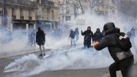 French Mass Protests Challenge Macron Over Pensions Plan The Hindu