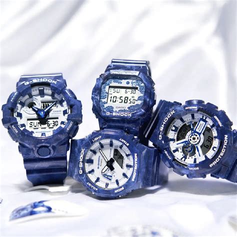 G Shock Classic Style Ga Bwp Aer Carbon Core Guard Blue White