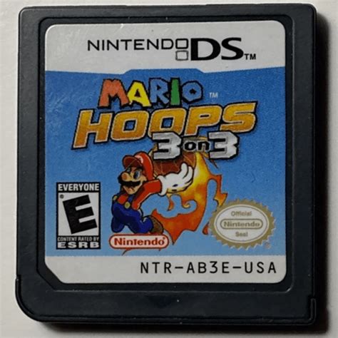 NDS Game US Version Of Mario Hoops 3 On 3 DS For NDS NDSI 3DS Walmart