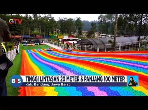 Sensasi Menegangkan Meluncur Dari Ketinggian Di Rainbow Slide BIS 20