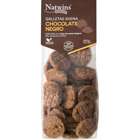 Galletas De Avena Integral Con Chocolate Negro Sin Az Car A Adido Bolsa