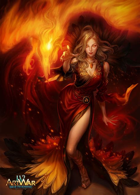 Artstation Art War Submission Flame Of Phoenix Dasha Y Park