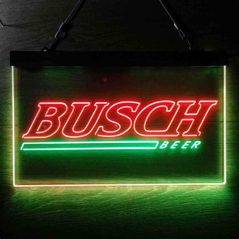 Busch Logo Beer Neon Like Led Sign On Sale