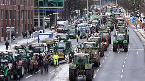 Bauern Protest Trecker Demo In Der Hamburger Innenstadt Ndr De