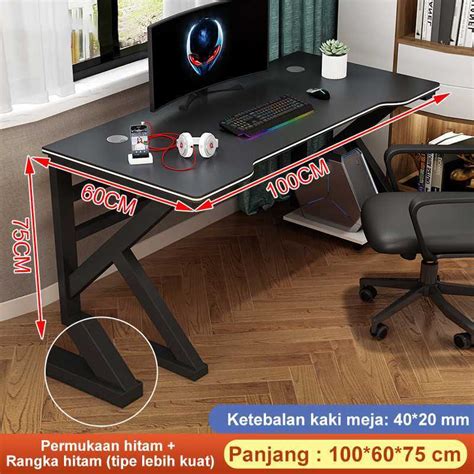 promo km meja gaming meja komputer cm meja pc diskon   seller