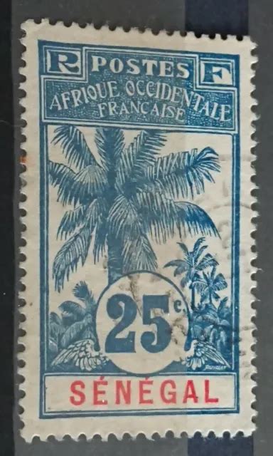 SÉNÉGAL COLONIE FRANÇAISE Timbre N 37 Oblitéré 1906 EUR 3 50