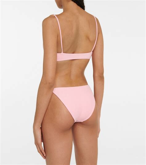 Jade Swim Muse Scoop Terry Bikini Top Jade Swim