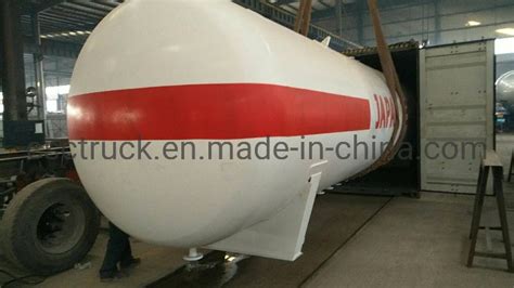 China 80000 Liters LPG Gas Tank 40mt LPG Storage Tank 50cbm Propane