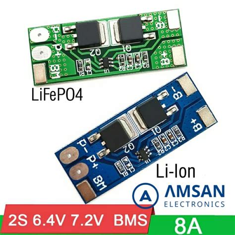 Bms S A Max A V Lifepo V Li Ion Protection Board