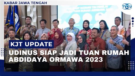 Udinus Siap Jadi Tuan Rumah Program Abdidaya Ormawa Youtube