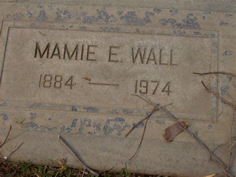 Mamie Eleanor Pine Wall M Morial Find A Grave