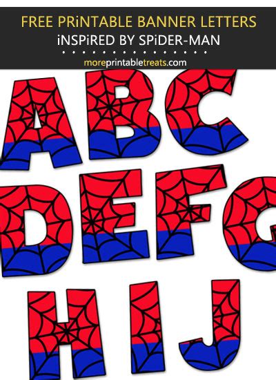 Spider Man Inspired Alphabet Happy Birthday Spiderman Spiderman Theme Party Happy Birthday