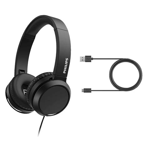 Ripley TAH4105 AUDIFONO PHILIPS OVER EAR ALAMBRICO MANOS LIBRES NEGRO