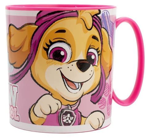 Caneca Plástico Microondas Skye Patrulha Pata 350ml Loja da Criança