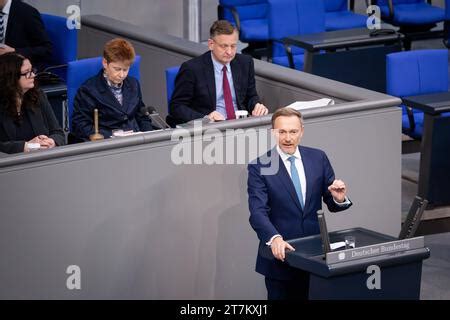 137 Bundestagssitzung Und Debatte Christian Lindner