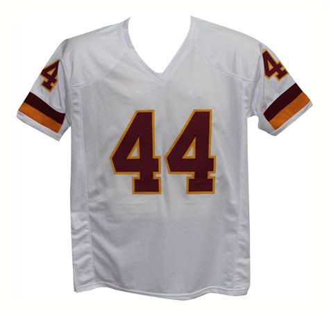 John Riggins Autographed Signed Pro Style White Xl Jersey Beckett