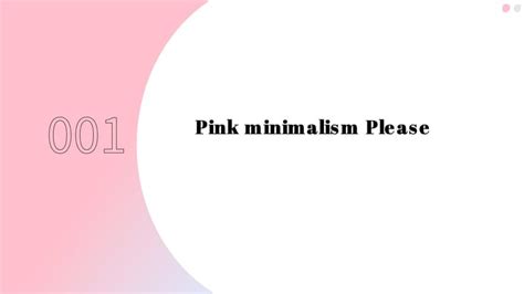 Pink Minimalist Creative Work Report Google Slides Theme And Powerpoint ...