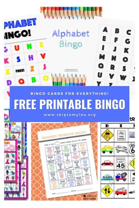 FREE Printable Bingo Games | Free bingo cards, Bingo printable, Bingo games