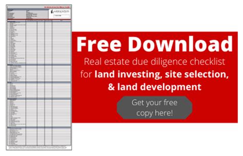 Real Estate Due Diligence For Land Investing Site Selection Land