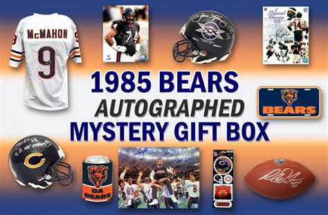 Schwartz Sports 1985 Chicago Bears World Champs Mystery Autograph T Box Series 9 Limited