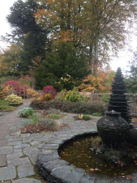 Autumn colours in Threave Gardens near Castle Douglas in Dumfries and ...