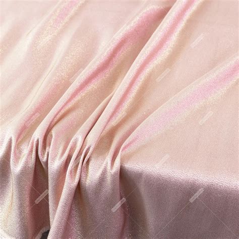 Shiny Iridescent Nude Pink Crisp Lurex Fabric Oneyard