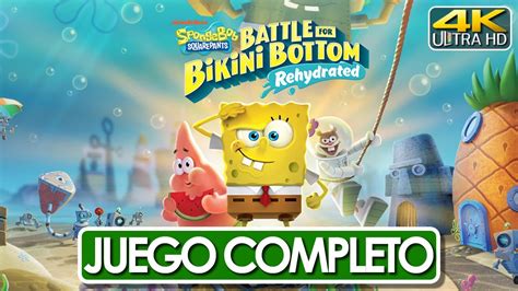 Bob Esponja Battle For Bikini Bottom Rehydrated Juego Completo Español