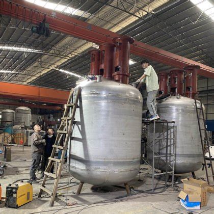 Industrial Scale Leaching Tank Reactor Acid Adhesive Turnkey Project Reactor Mixer For Hot Melt