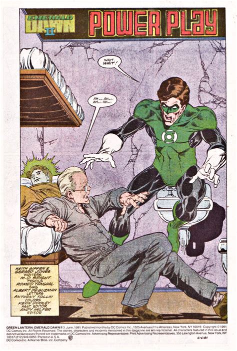 Read Online Green Lantern Emerald Dawn II Comic Issue 3