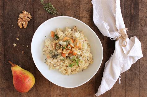 Risotto Integrale Con Pere Noci E Gorgonzola Magnesiummangel Hilfe