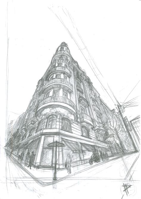 Sketch in three point perspective by ivan-petkov on DeviantArt