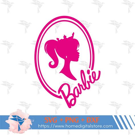 Barbie Head SVG, PNG, DXF