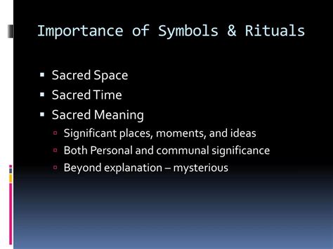 Ppt Sacraments Symbols And Ritual Powerpoint Presentation Free